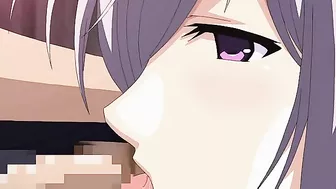 Busty nurse masturbates for doctor in hentai hospital.