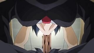Strict Teacher punishes student with hentai sex.