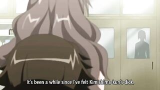 Strict Teacher punishes student with hentai sex.