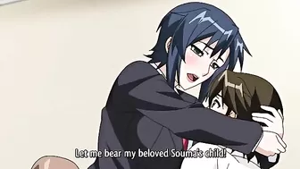 Strict Teacher punishes student with hentai sex.