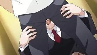 Strict Teacher punishes student with hentai sex.