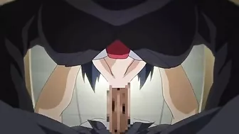 Strict Teacher punishes student with hentai sex.