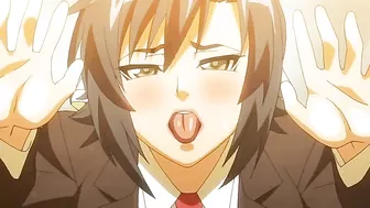 Strict Teacher punishes student with hentai sex.