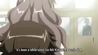 Strict Teacher punishes student with hentai sex.