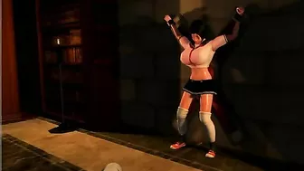 Hentai teen bound in schoolgirl outfit gets fisted.