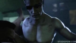 Studs of Resident Evil have hardcore gay anal sex - Hentai City