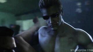 Studs of Resident Evil have hardcore gay anal sex - Hentai City