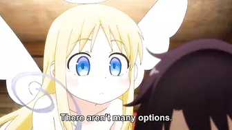 Hentai anime scene with a cute angel getting fucked by a horny hyena.