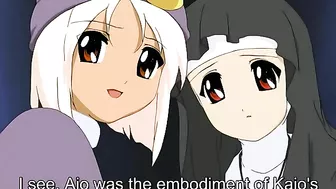 Horny hentai catgirl Monica gets her wet pussy banged outside.