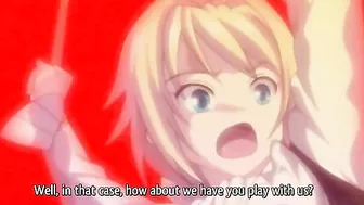 Blonde hentai princesses are sexually assaulted by raunchy pirates in a graphic scene.