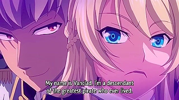 Blonde hentai princesses are sexually assaulted by raunchy pirates in a graphic scene.