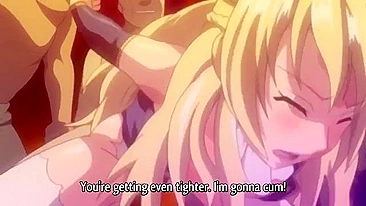 Blonde hentai princesses are sexually assaulted by raunchy pirates in a graphic scene.