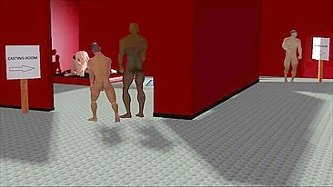 Queuing for the casting - 3D gay porn - Older gay club boss interviews people with anal - Hentai City