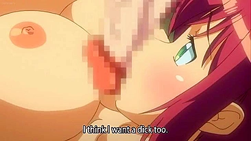 Hentai video - Busty futa schoolgirl gets anal from petite futa with pigtails.