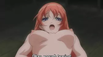 Futanari gets double-teamed by a hentai threesome.