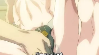 Futanari gets double-teamed by a hentai threesome. Futanari gets double-teamed by a hentai threesome.