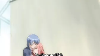 Futanari gets double-teamed by a hentai threesome.