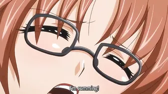 Hentai video - Busty teacher masturbates while schoolgirls get facials.