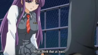 Hentai video - Busty teacher masturbates while schoolgirls get facials.