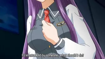 Hentai video - Busty teacher masturbates while schoolgirls get facials.