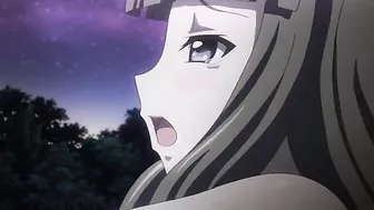 Hentai video featuring a petite teen schoolgirl getting double-penetrated by a group of men.