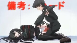 Hentai teen schoolgirl loses virginity and gets creamed.