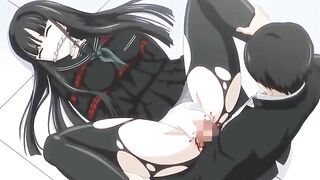 Hentai teen schoolgirl loses virginity and gets creamed.