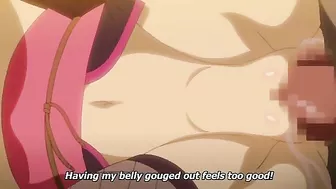 Reduced and optimized sentence - A captured female ninja is sexually assaulted until impregnated in this hentai video.