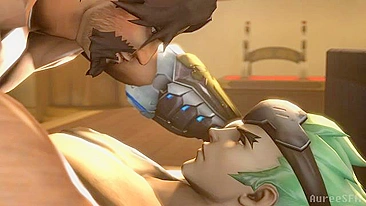 McCree and Genji engage in homosexual intercourse in a hentai animation.