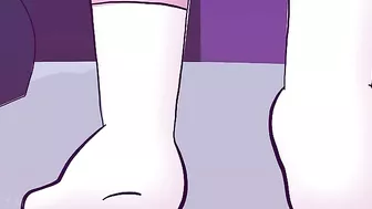 The cross-dressing cum princess Marco Diaz is anally penetrated and double-teamed by futa monsters in this hentai scene.