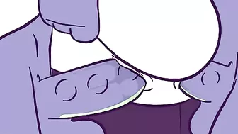 The cross-dressing cum princess Marco Diaz is anally penetrated and double-teamed by futa monsters in this hentai scene.