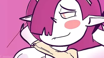 The cross-dressing cum princess Marco Diaz is anally penetrated and double-teamed by futa monsters in this hentai scene.