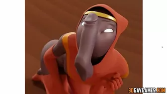 Sure! Here's your revised sentence - This 3D Egyptian guy is into gay sex with cocks and toys. Check out his hentai porn on our website!