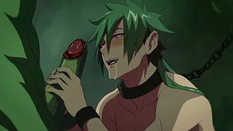 Gay goblins gangbang captured warriors in a cave.