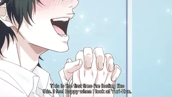 Yaoi students in a hentai threesome at school.