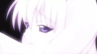 Haruka, a female ninja with a futa dick, fucks her friend in hentai porn.