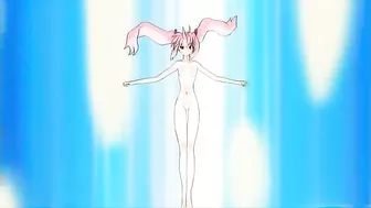 Haruka, a female ninja with a futa dick, fucks her friend in hentai porn.