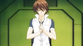 Haruka, a female ninja with a futa dick, fucks her friend in hentai porn.