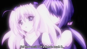 Haruka, a female ninja with a futa dick, fucks her friend in hentai porn.