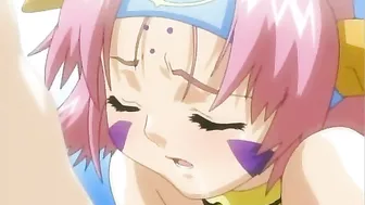 Hentai video - A cute teen succubus gets fucked by an angel with a futanari cock.