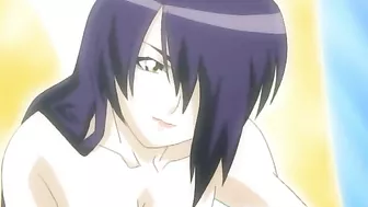 Hentai video - A cute teen succubus gets fucked by an angel with a futanari cock.