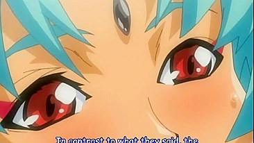 Hentai video - A cute teen succubus gets fucked by an angel with a futanari cock.