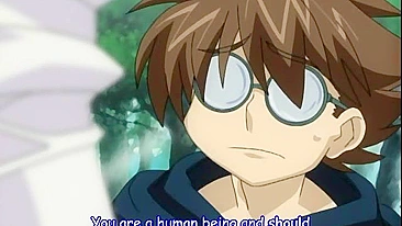 Hentai video - A cute teen succubus gets fucked by an angel with a futanari cock.