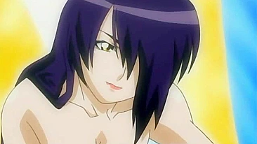 Hentai video - A cute teen succubus gets fucked by an angel with a futanari cock.