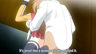 The class president was blackmailed, bound, and aggressively sexually assaulted in a hentai video.