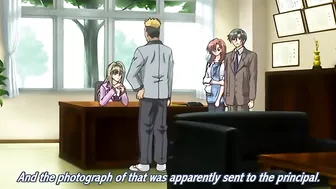 The class president was blackmailed, bound, and aggressively sexually assaulted in a hentai video.