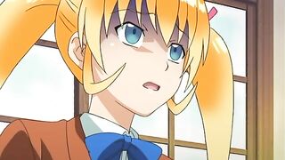 Hentai video - Futa schoolgirl shoots massive load after blowjob with new girl.