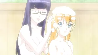 Hentai video - Futa schoolgirl shoots massive load after blowjob with new girl.