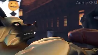 Werewolf fucks gay vampire dogman in ass. #Hentai