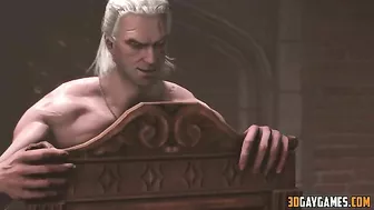 Geralt from the Witcher gets gay ass fucked in missionary style - Hentai City